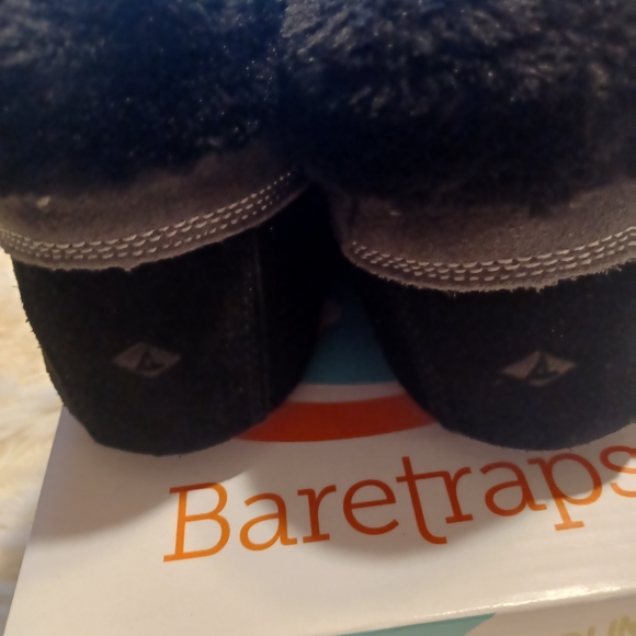 NEW! Womens fur, suede bootie with laces, blk, by Bear traps . SIZE 9 - Picture 3 of 8